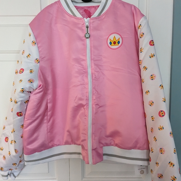 Blackmilk Jackets & Blazers - Black Milk Nintendo princess peach bomber jacket BNWT XXL